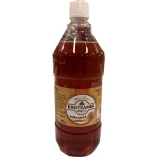 Breitsamer Honig Imkergold Goldklar (1,5kg Flasche)