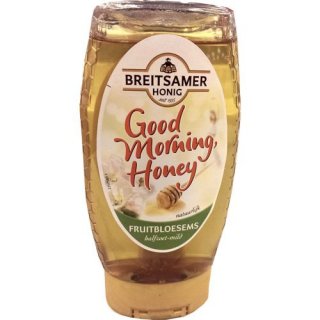 Breitsamer Honig Fruitbloesems Good Morning Honey 350g Dosierflasche (Obstblüten)
