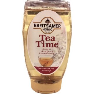 Breitsamer Honig Lentebloesem Tea Time 350g Dosierflasche (Frühlingsblüten)