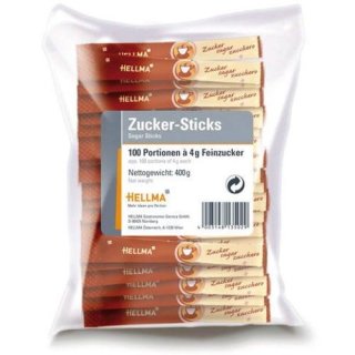 Hellma Zucker-Sticks (100 Portionen a 4g)