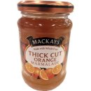 Mackays Thick Cut Orange Marmalade 340g Glas (Orangen-Marmelade dick geschnitten)