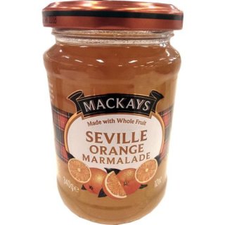 Mackays Seville Orange Marmalade 340g Glas (Marmelade aus Sevilla-Orangen)