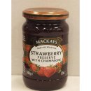 Mackays Strawberry with Champagne Marmalade 340g Glas (Erdberren mit Champagner)