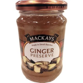 Mackays Ginger Marmalade 340g Glas (Ingwer-Marmelade)