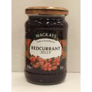 Mackays Redcurrant Jelly Marmalade 340g Glas (rote Johannisbeer-Marmelade)