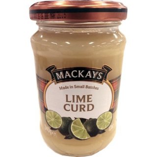Mackays Lime Curd 340g Glas (Limonen-Creme)