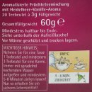 Teekanne Kleine Sünde mit feinem Heidelbeer- und cremigem Vanillearoma (20x3g Packung)