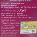 Teekanne Waldbeere (20x2,5g Packung)
