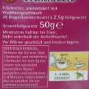 Teekanne Waldbeere (50g Packung)