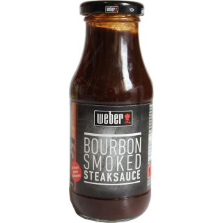 Weber Bourbon Smoked Steaksauce (1x240ml Glas)