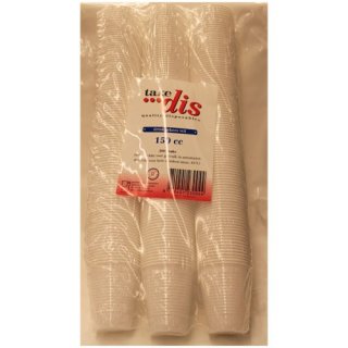 take dis drinkbekers wit 150cc, 300 Stück (Kunststoff-Becher, weiß)