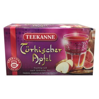 Teekanne Türkischer Apfel (20x2,75g Packung)
