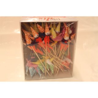 take dis Prikker met chenille clown 72 Stück (Partypicker chenille clown)