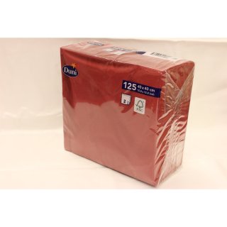 Servetten 3-laags 40 x 40 cm, bordeaux