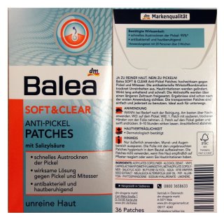 Balea Anti-Pickel Patches mit Salizylsäure (36 patches)