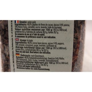 Verstegen Gewürzmischung Cacao Pepper Maniguette Aniseed 250g Dose (Kakao-Pfeffer Maniguette Anissamen)
