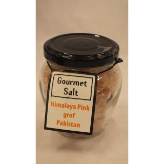 Gourmet Salz grob Himalaya Pink Pakistan 220g Glas
