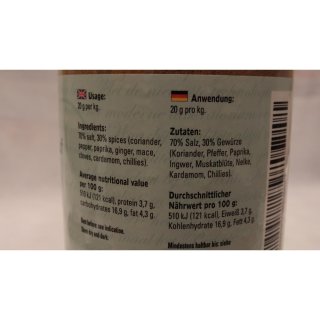 Verstegen Gewürzmischung Mix voor Rundvlees met Zout 875g Dose (Rindfleischgewürze mit Salz)