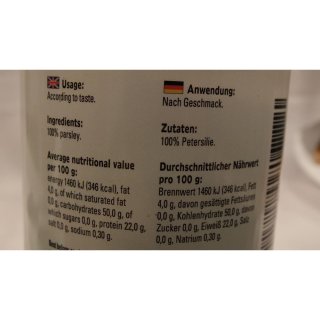 Verstegen Gewürzmischung Peterselie gesneden 90g Dose (Petersilie geschnitten)