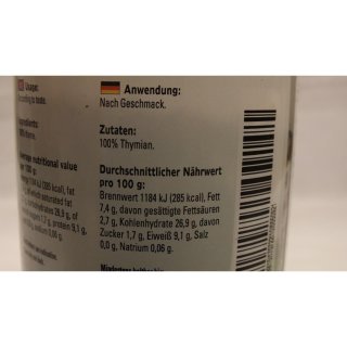 Verstegen Gewürzmischung Tijm heel 170g Dose (Thymian ganz)