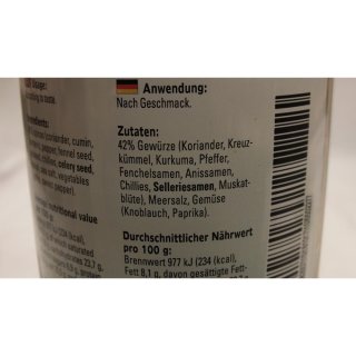 Verstegen Gewürzmischung Spicemix del Mondo Medina 700g Dose (Gewürzmix Medina)