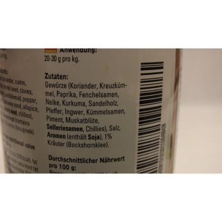 Verstegen Gewürzmischung Kruidenmix voor Shoarma 525g Dose (Kräutermix für Schawarma)