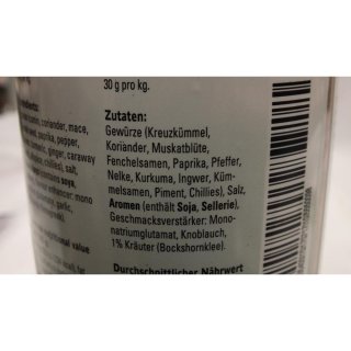 Verstegen Gewürzmischung Kruidenmix voor Shoarma Amsterdams 650g Dose (Kräutermix für Schawarma Amsterdamer)