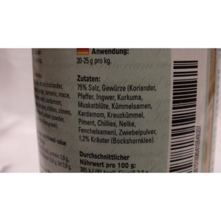 Verstegen Gewürzmischung Kruidenmix voor Varkensvlees met Zout 950g Dose (Kräutermix für Schweinefleisch mit Salz)