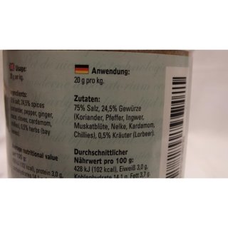 Verstegen Gewürzmischung Kruidenmix voor Vlees mit Zout 950g Dose (Kräutermix für Fleisch mit Salz)