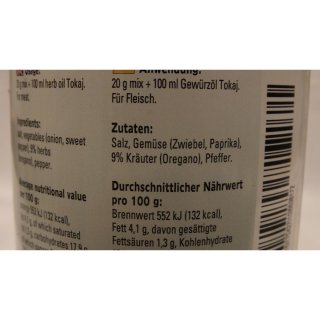Verstegen Gewürzmischung Kruidenmix Toscana 800g Dose (Toskanischer Kräutermix)
