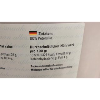 Verstegen Kräutermischung Peterselie gesneden 750g Eimer (Petersilie geschnitten)