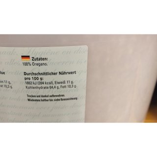 Verstegen Kräutermischung Oregano heel 1000g Eimer (Oregano gerebelt)