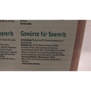 Verstegen Gewürzmischung Kruidenmix voor sparerib 1500g Eimer (Kräutermix für Sparerib)