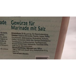 Verstegen Gewürzmischung Kruidenmix voor Marinade met Zout 1500g Eimer (Kräutermix für Marinade mit Salz)