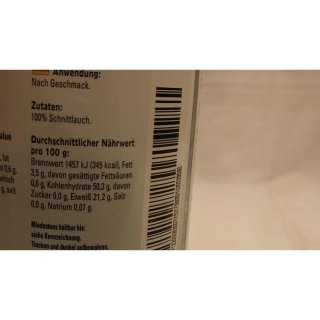 Verstegen Gewürzmischung Bieslookringen gesneden 60g Dose (Schnittlauchringe geschnitten)