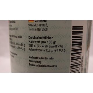 Verstegen Gewürzmischung Nootmuskaat heel 550g Dose (Muskatnuss ganz)