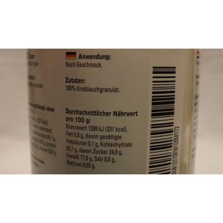 Verstegen Gewürzmischung Knoflook Granulaat 675g Dose (Knoblauchgranulat)
