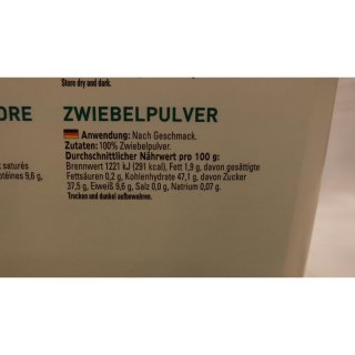 Verstegen Gewürzmischung Uienpoeder 1000g Eimer (Zwiebelpulver)