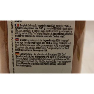 Verstegen Gewürzmischung Organic Kaneel gemalen Biologisch 200g Dose (Bio Zimt gemahlen)