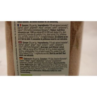 Verstegen Gewürzmischung Organic Kruidenmix voor Kip met Zout Biologisch 420g Dose (Bio Kräutermix für Hühnchen mit Salz)