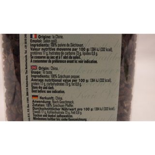 Verstegen Gewürzmischung Pure Senses Szechuan Peper 110g Dose (Szechuan Pfeffer)