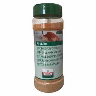 Verstegen Poultry Gewürzmischung für Hähnchen mit Salz (430g Streuer)