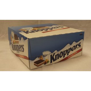 Knoppers knusprige Schokoladen-Milchcreme Waffeln 24 x 24g (crispy)