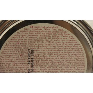 Jacobsens Butter Cookies 340g Geschenkdose (dänische Butter-Kekse)