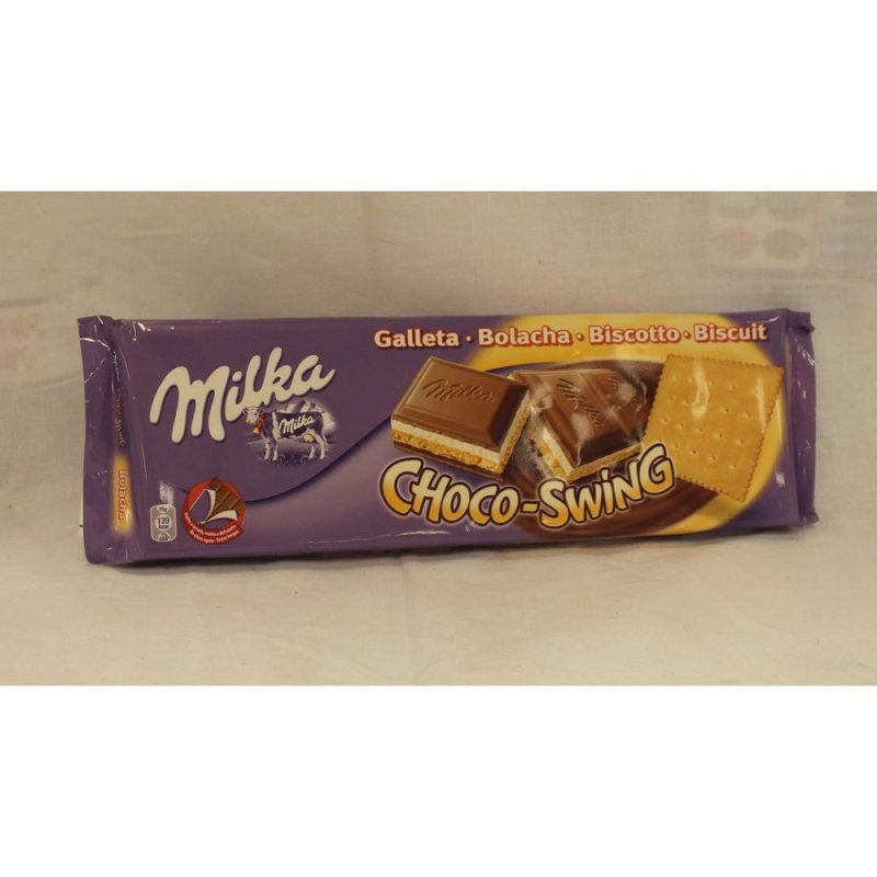 Choco-Swing, Schokoladen-Tafel (Milka-Schokolade Milka mit 300g Keks)