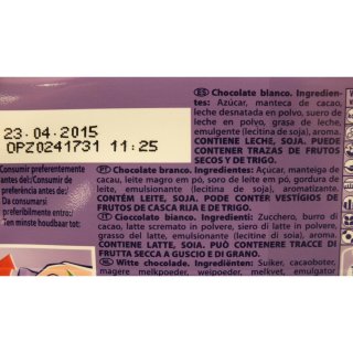 Milka Schokoladen-Tafel Cioccolato Bianco, 5 x 100g (weiße Schokolade)