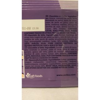 Milka Schokoladen-Tafel Rozijnen en Hazelnoten, 5 x 100g (Rosinen & Haselnüsse)