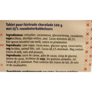 Diesch original belgische Schokolade Puur, 2 x 100g Tafel (dunkle Schokolade)
