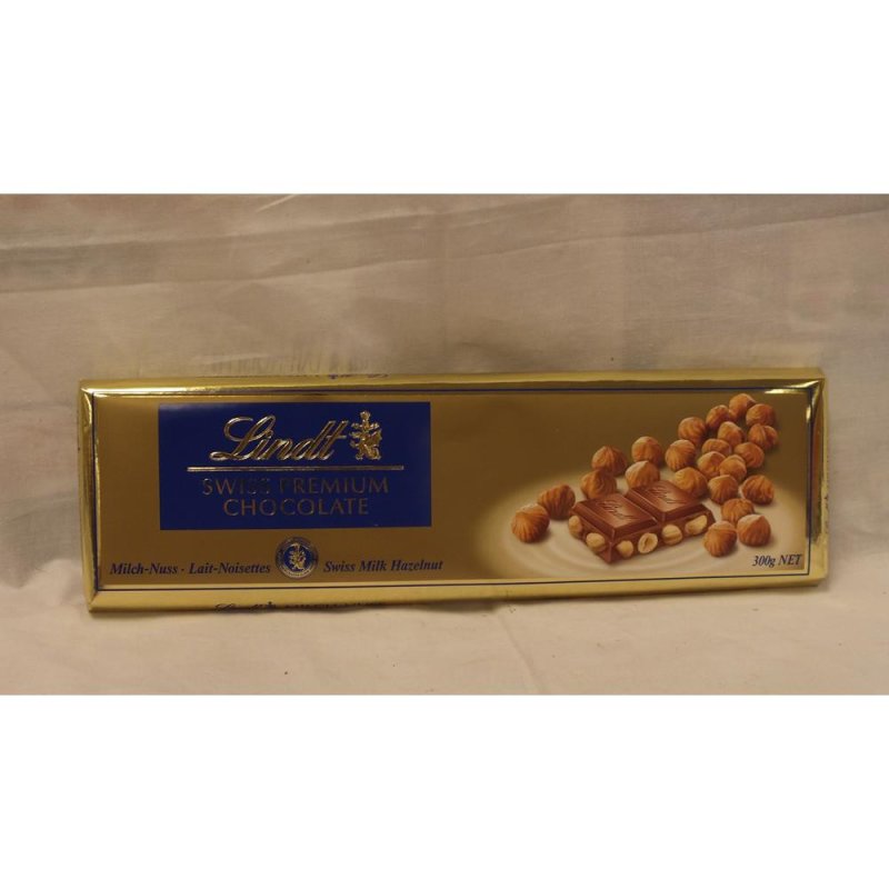Lindt Schokolade Vollmilch Nuss, 300g Tafel (Swiss Premium Chocolate