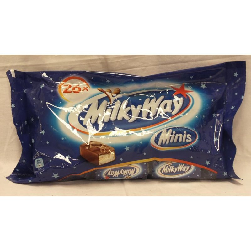 Milky Way Minis, 26 Schokoladen-Riegel, 443g Beutel
